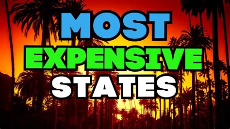 Most Expensive States To Live In America Worth It Youtube