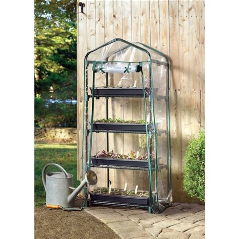 Scotts Miracle Gro 1 45 Ft L X 1 92 Ft W X 4 75 Ft H Mini Greenhouse