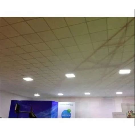 Color Coated Mineral Fiber False Ceiling Thickness 12 Mm Rs 55 Square Feet Id 21175550655