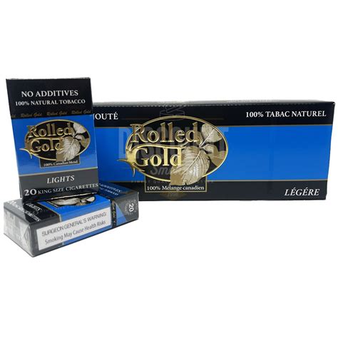 Rolled Gold Light Cigarettes Discount Smokes