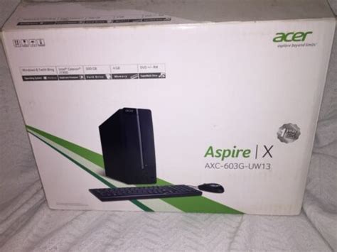 Acer Aspire X Windows Gb Gb Dvdrw Hdmi Usb Axc