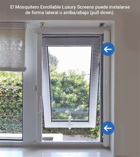 Mosquitero Enrollable Luxury Screens El Componente Ideal Para Ventanas