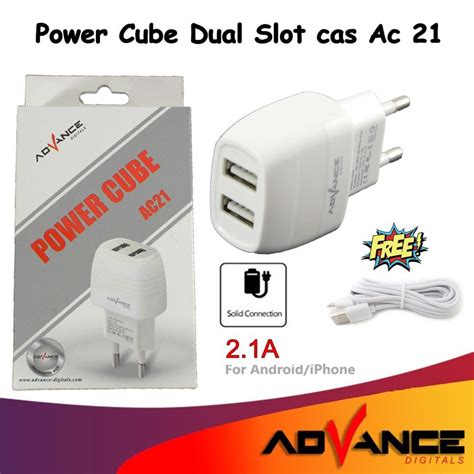 Jual Ghani Charger Advance Ac Dual Usb A Dan A Original Carger