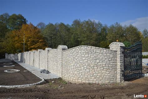 Ogrodzenia z kamienia Mury z kamienia Kamień Naturalny Olkusz