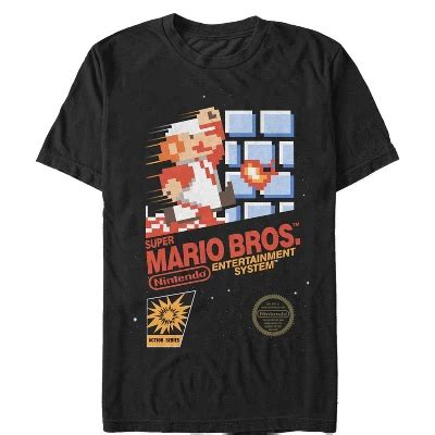 Men S Nintendo Nes Super Mario Bros T Shirt Target