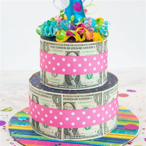 How To Make A Money Cake With Dollar Bills