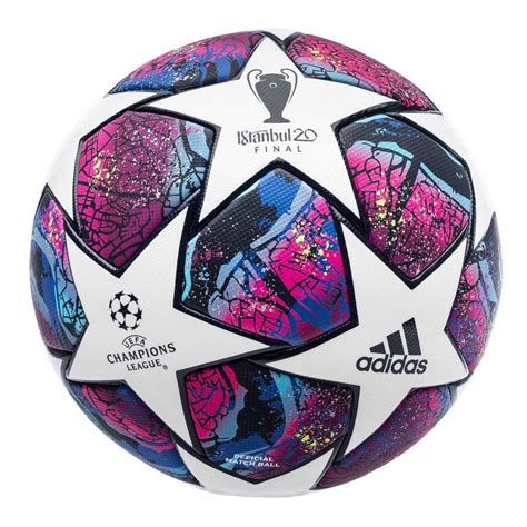 adidas Fußball Champions League 2020 Pro Matchball Weiß Pantone Blau