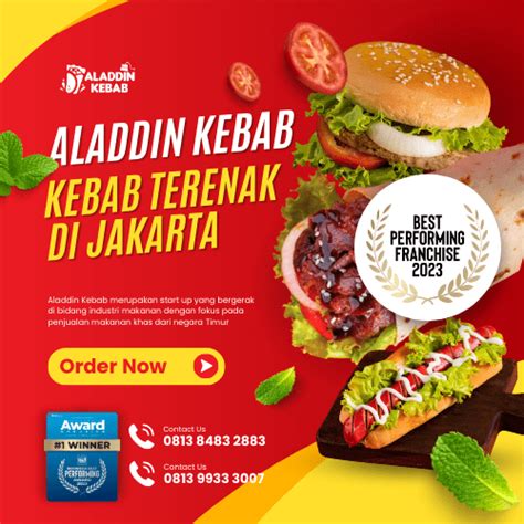 Aladdin Kebab Best Performing Franchise Winner Aladdin Kebab