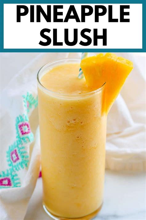 Pineapple Slush Nutrition To Fit Lindsey Janeiro Simple Healthy