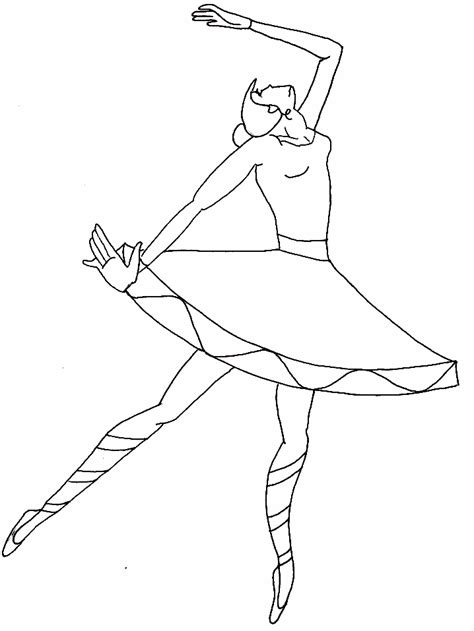 Disegni Da Colorare Ballerina Danza Classica