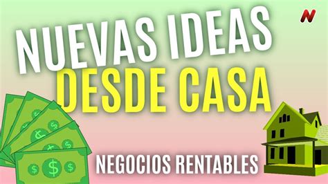 20 Ideas De Negocios Rentables Que Puedes Iniciar Desde Casa Youtube