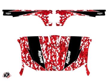 Yamaha Utv Predator Graphic Kit Red Kutvek