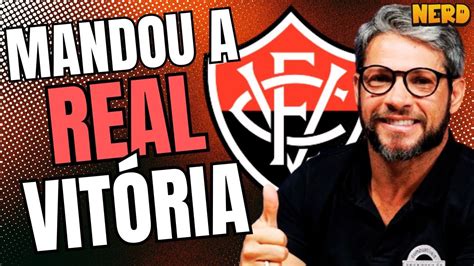 PRETO CASAGRANDE MANDA A REAL SOBRE O VITÓRIA NESTE BRASILEIRÃO