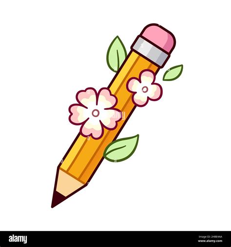 妙笔生花 (Chinese expression "Flowers growing on pencil"). Beautiful ...