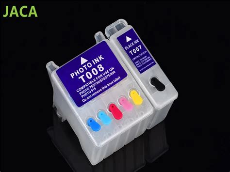 Compatible Refillable Ink Cartridge T007 T008 For Epson Stylus Photo