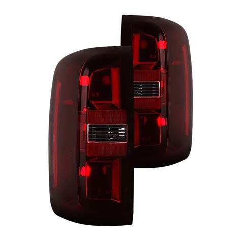 Spyder Alt Jh Ccol Oe Rsm Chrome Red Smoke Euro Tail Lights