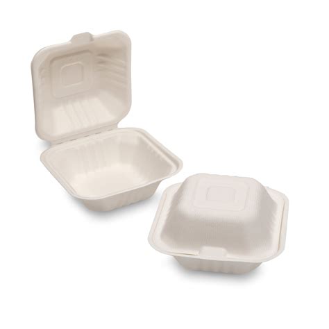 Bagasse Burger Box for Secure Packaging | Sunrise Packaging