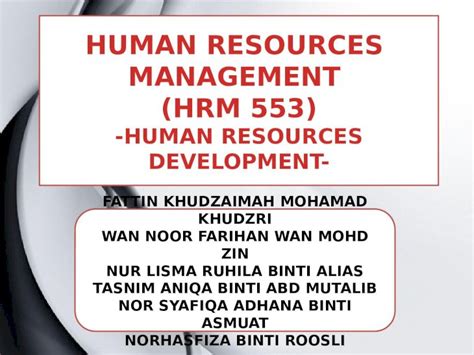 PPTX Hrm Human Resources Development DOKUMEN TIPS