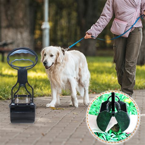 Pooper Scooper For Pets Long Handle Dog Poop Scooper Portable Pet Waste