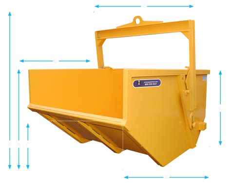 Self Dumping Bin Crane Attachment Jcrane