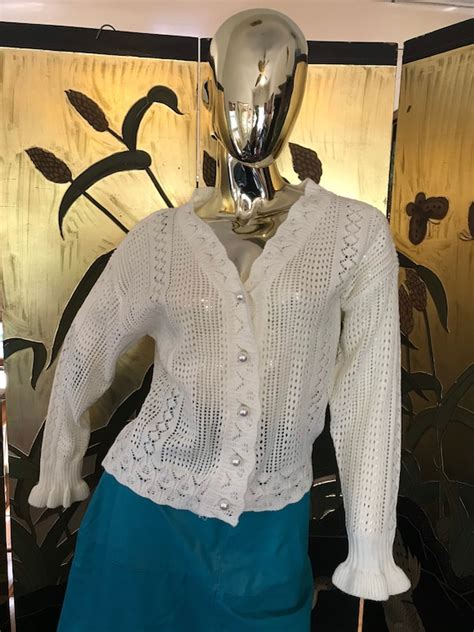 Vintage Cardigan Sweater Gem