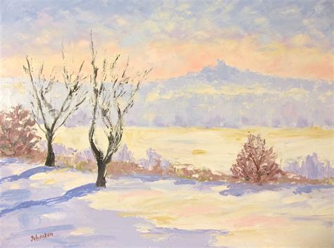 Winter Landscape by French-Paintings on DeviantArt