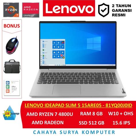 Lenovo Ideapad Slim Are Yq J Id Amd Ryzen U Amd