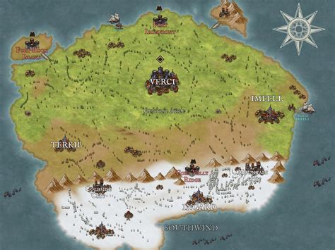 My First Map To My First Fantasy Story Rinkarnate
