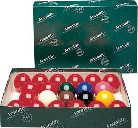 Aramith Premier Snooker Ball Set Mm Camelot Q Sports