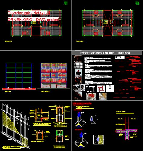 Eki Me Duvarlar Dwg Projesi Autocad Projeler Hot Sex Picture