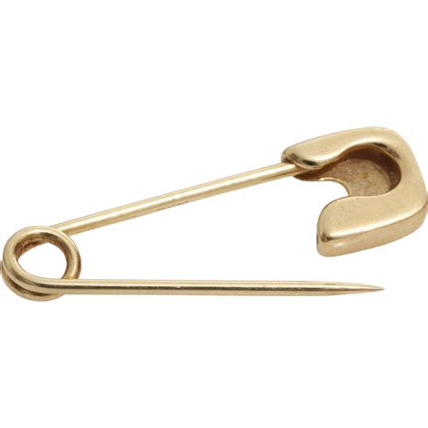 Gold Safety Pin Transparent Png All