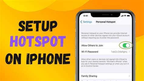 How To Setup Personal Hotspot On Iphone Full Guide Youtube