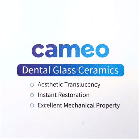 Cameo Dental Glass Ceramic Ivo D Dental Store