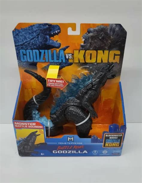 GODZILLA VS KONG Battle Roar Monsterverse Playmates Toy Figure Roaring