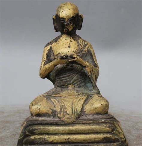 Wholesale Factory Tibet Tibetan Buddhism Bronze Gild Seat Shang Shi