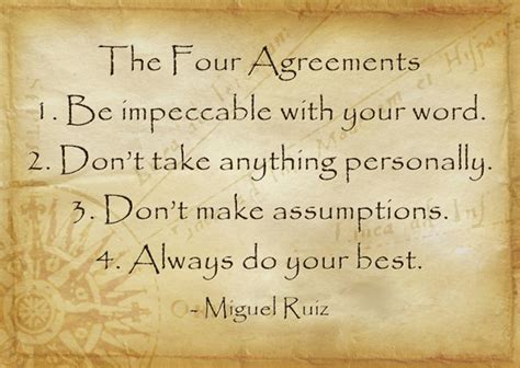 The Four Agreements Be Impeccable With Your Word Quozio