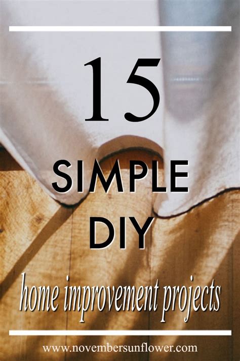 15 Simple Diy Home Improvement Projects Simple Diy Home Improvement