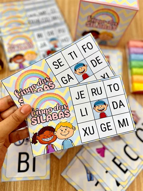 Bingo Das Sílabas Simples Ideias Da Profe Materiais Pedagógicos