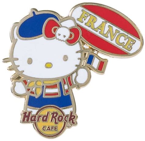 Hello Kitty Country Flag 02 Of 12 France Pins And Badges Hobbydb