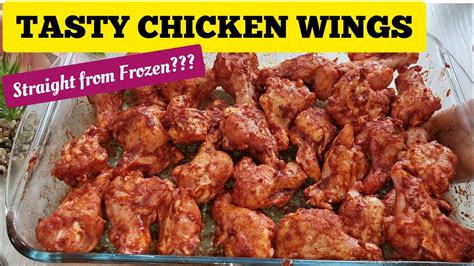 Best Oven Cooked Frozen Chicken Wings Recipe For Dinner No Air Fryer Needed Bang Bang😀😃 Youtube