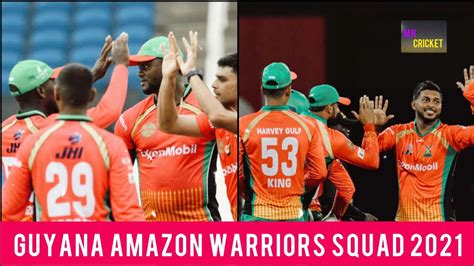 Guyana Amazon Warriors Final Squad For Cpl 2021 Cpl 2021 Shorts