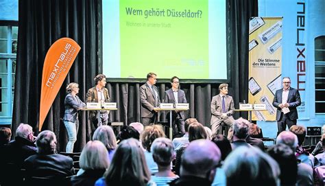 Düsseldorf Diskussion im Maxhaus zum Thema Wohnen