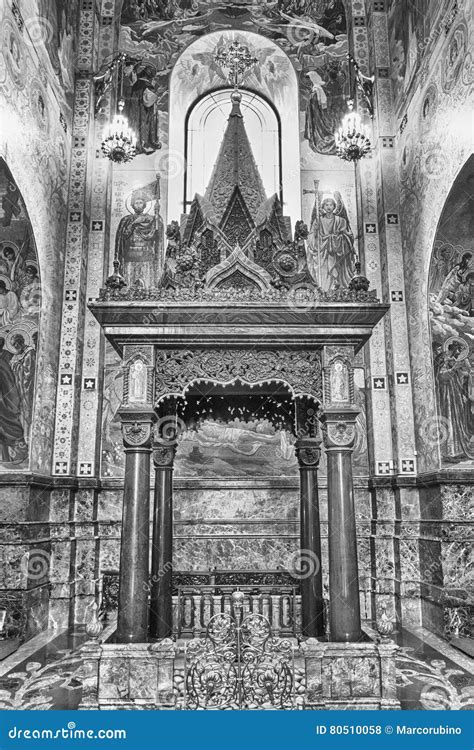 Church of the Savior on Blood, Interior, St. Petersburg, Russia Stock ...