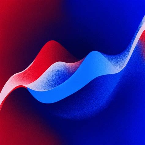 Fond De D Grad Sombre Avec Des Lignes Ondul Es Rouges Et Bleues Design