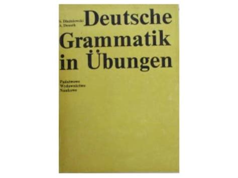 Deutsche Grammatik In Ubungen Niska Cena Na Allegro Pl