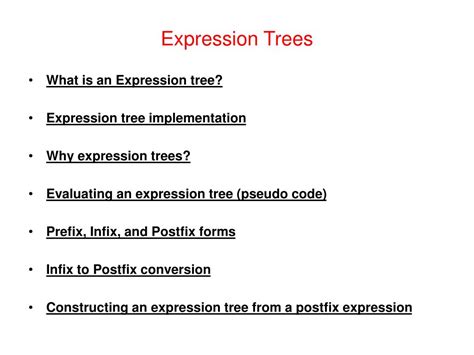 Ppt Expression Trees Powerpoint Presentation Free Download Id 393772