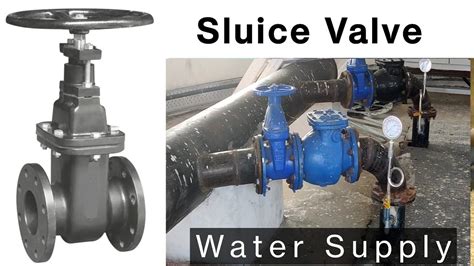 How Sluice Valve Works Water Supply YouTube