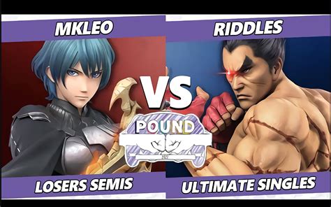 Pound 2022 Losers Semis MkLeo Byleth Vs Riddles Kazuya SSBU