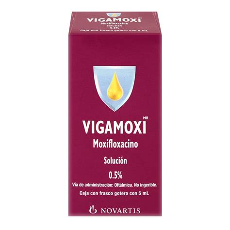 Vigamoxi Moxifloxacino 05 Solución Oftálmica 5 Ml Walmart