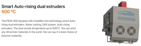 CreatBot PEEK-300 Ultra High-Temperature PEEK ULTEM Second Generation ...